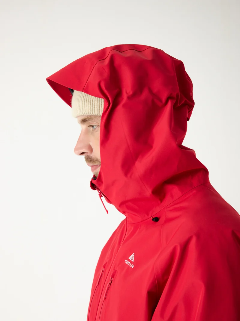 Mountain Hardshell Jacket 10M Red | Men