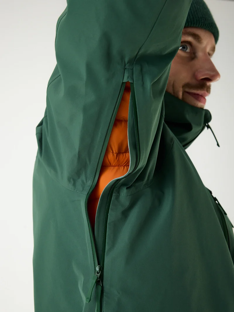 Mountain Hardshell Jacket 10M Dark Green | Men