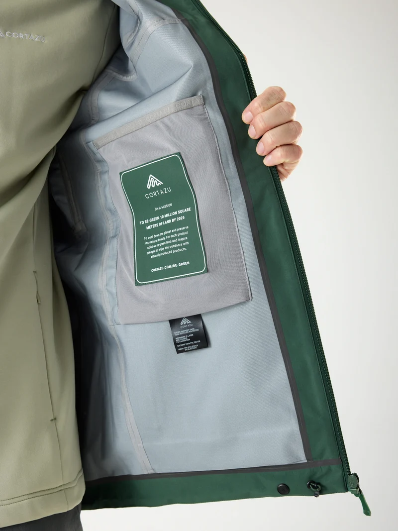 Alpine Shell Jacket Dark Green | Men
