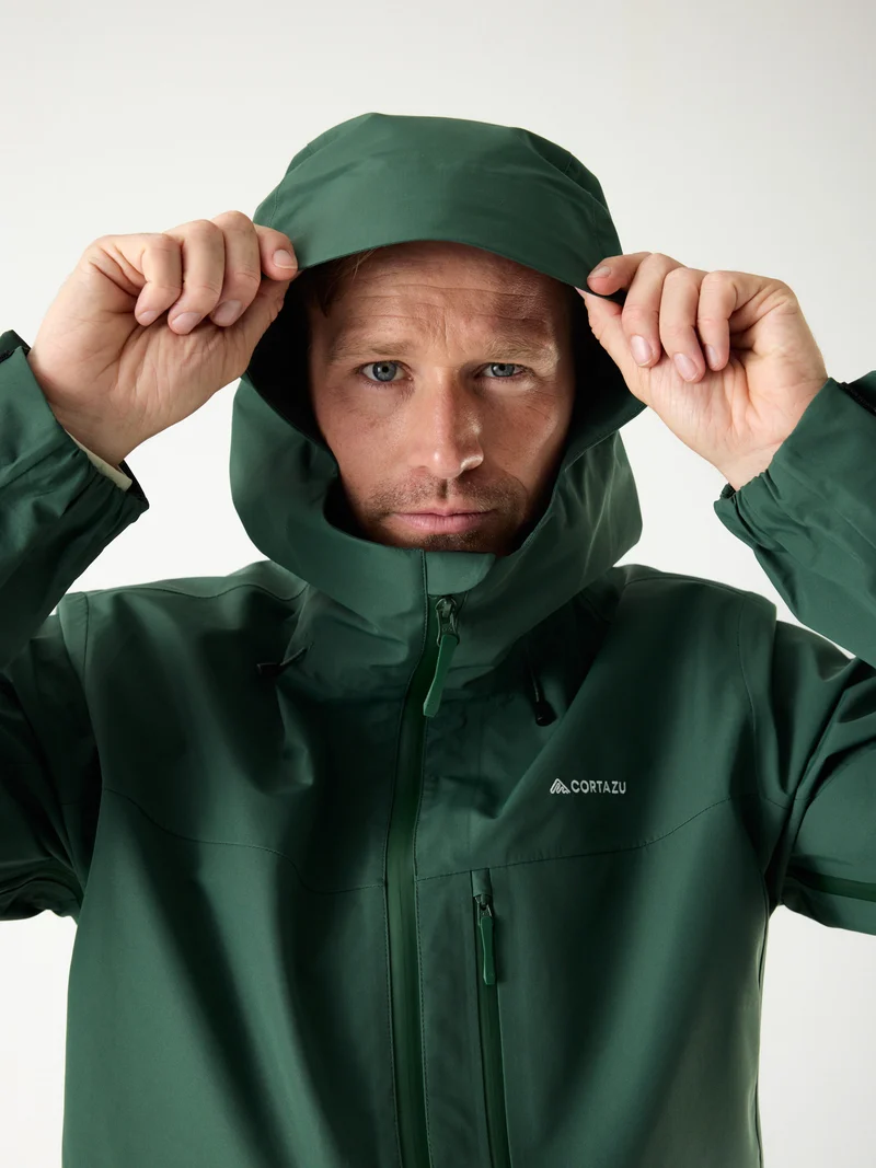 Alpine Shell Jacket Dark Green | Men