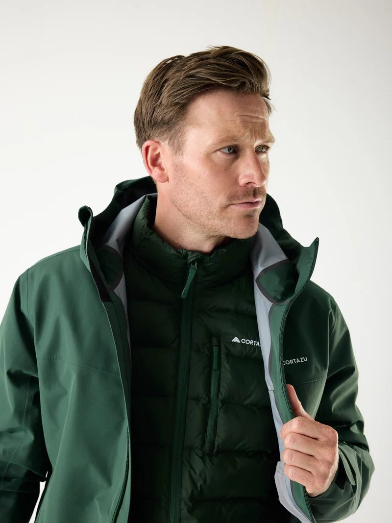 Alpine Shell Jacket Dark Green | Men
