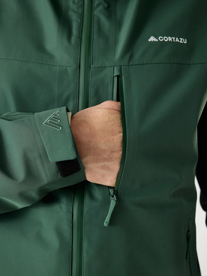 Alpine Shell Jacket Dark Green | Men