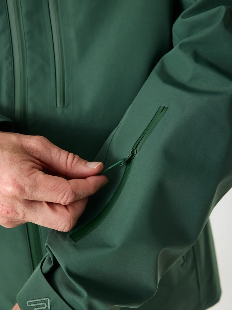 Alpine Shell Jacket Dark Green | Men