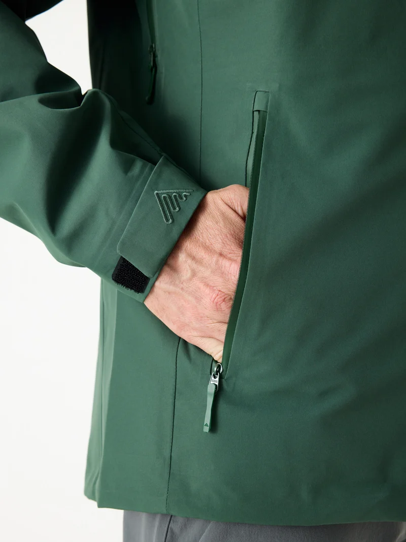 Alpine Shell Jacket Dark Green | Men