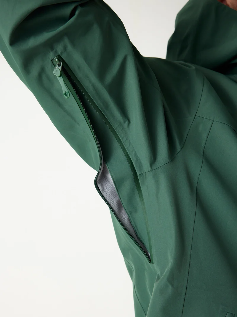 Alpine Shell Jacket Dark Green | Men