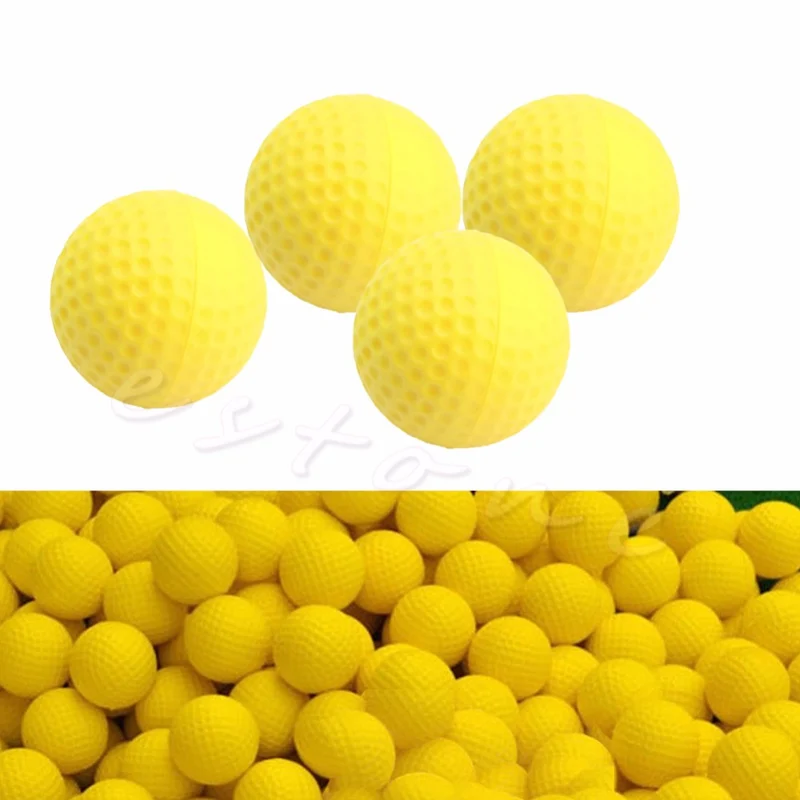 Yellow Sponge Elastic Golf Balls