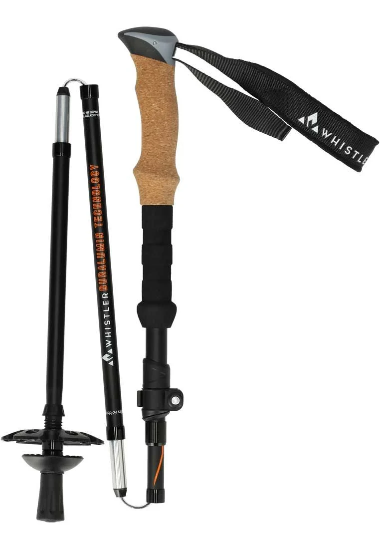 Whistler Beckley Trekkingstöcke Kompakt, Robust & zusammenklappbar