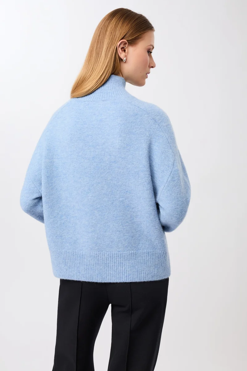 Strickpullover mit Stehkragen (Sky)