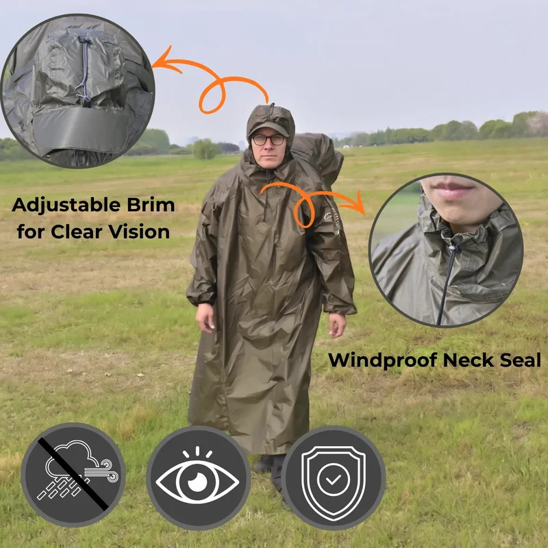 StormBacker UL Pack Poncho