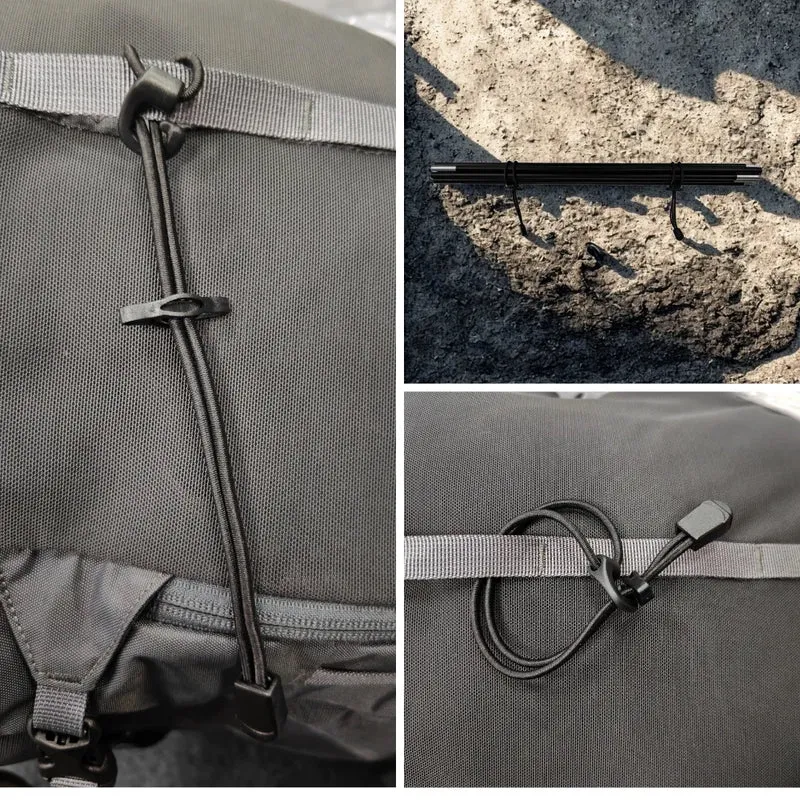 Elastic Rope Fasteners For Backpack-6pcs