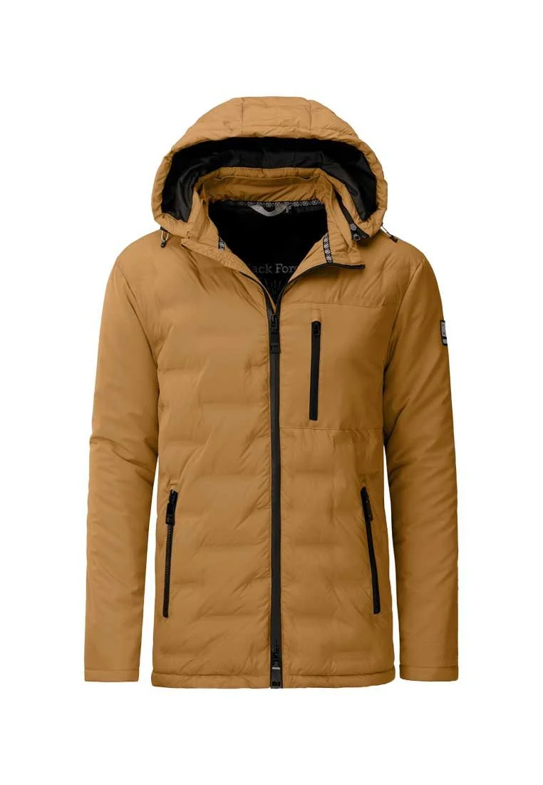LPO Herren Steppjacke im Materialmix mit abnehmbarer Kapuze Justin