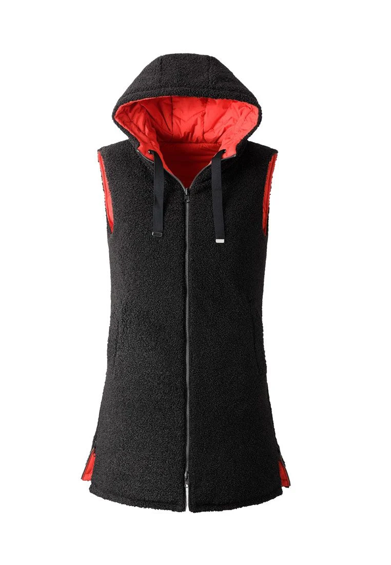 LPO Damen Wendemantel mit Sherpafleece-Innenseite Mascho