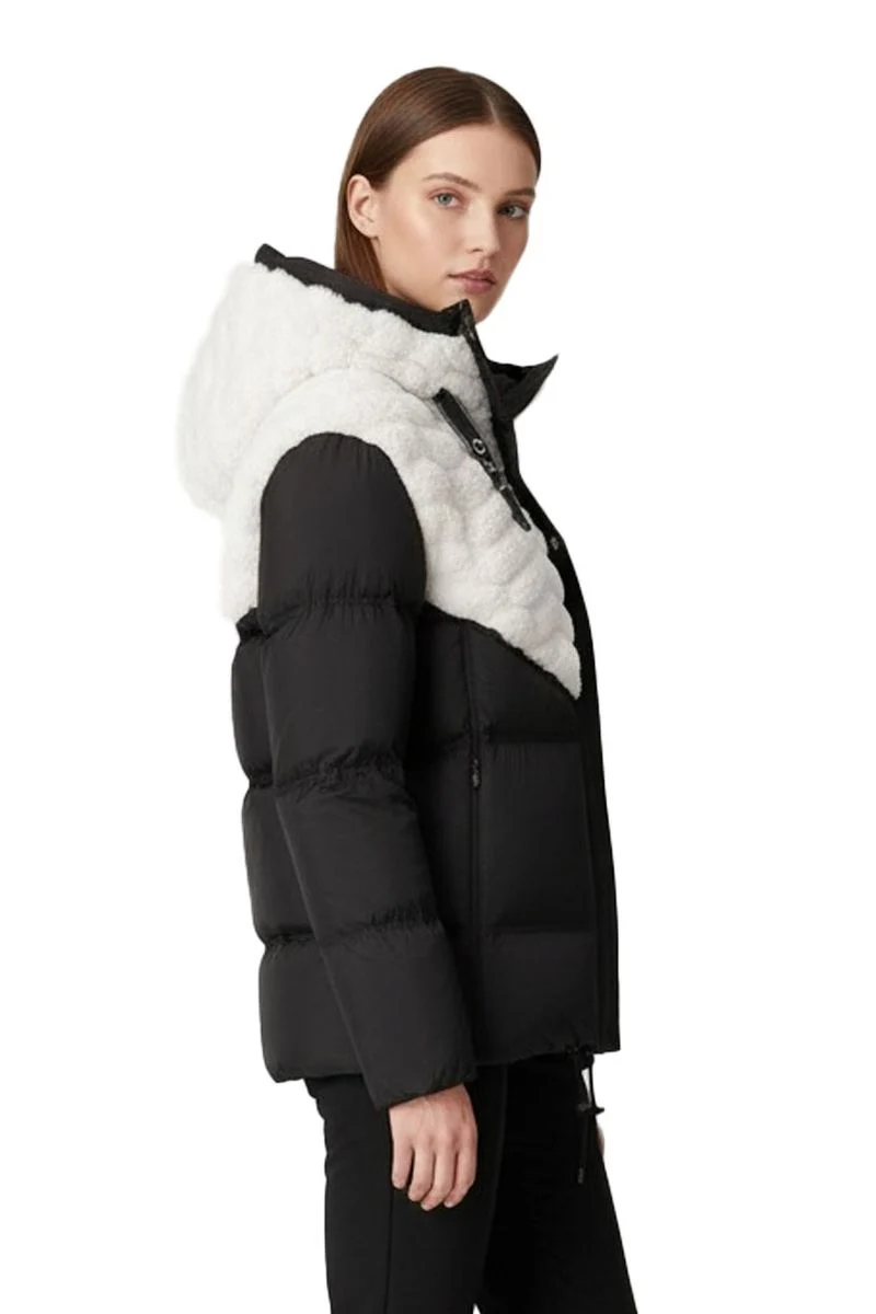 LPO Damen Jacke mit Webpelz-Futter und Kapuze Patricia