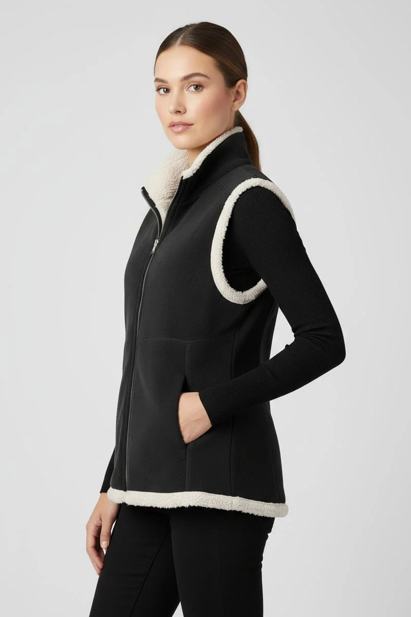 LPO Damen Teddy-Fleeceweste Bianca