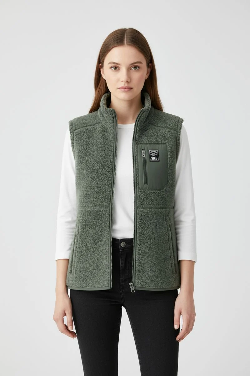 LPO Damen Teddy-Fleeceweste Bianca