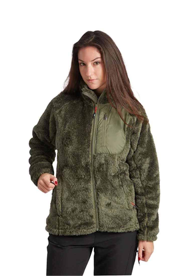 Tuxer Damen Teddy Fleecejacke Ruth
