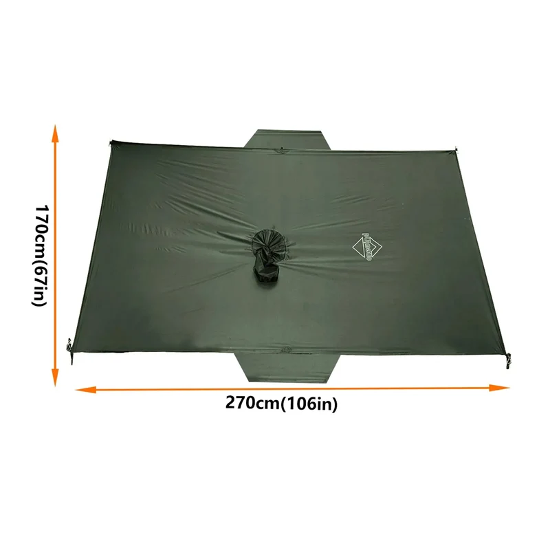 Extended-Length Ultralight Rain Poncho