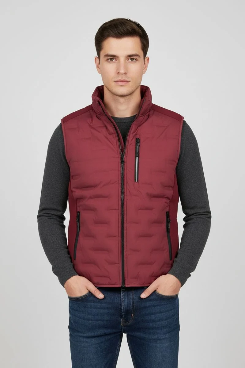 Ray Fashion Herren Steppweste