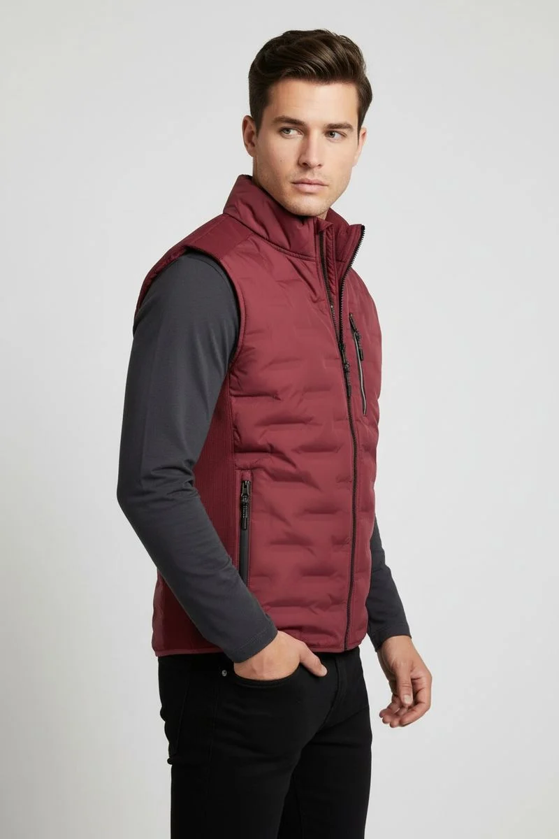 Ray Fashion Herren Steppweste