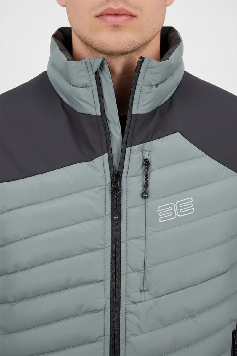 Maul Sport Herren Steppweste Brunnenkopf (hellgrau)