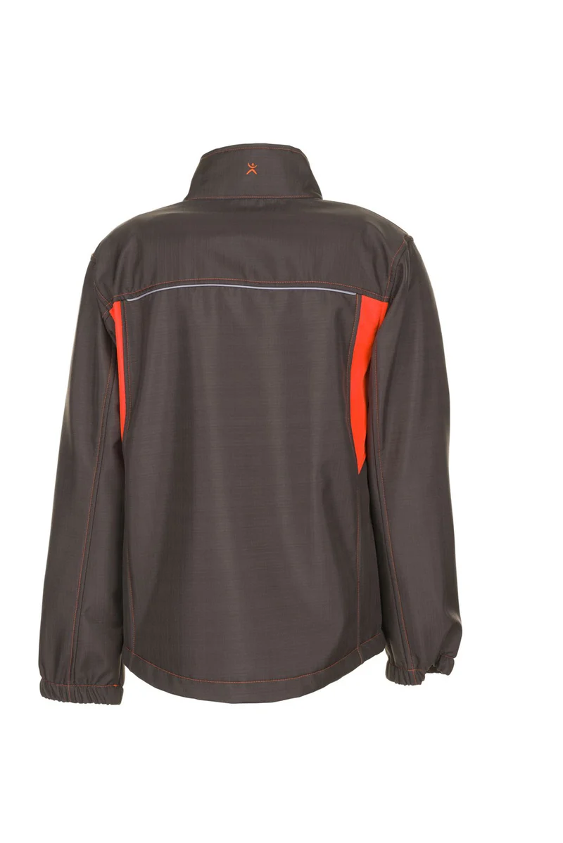 Planam Softshelljacke Basalt Neon