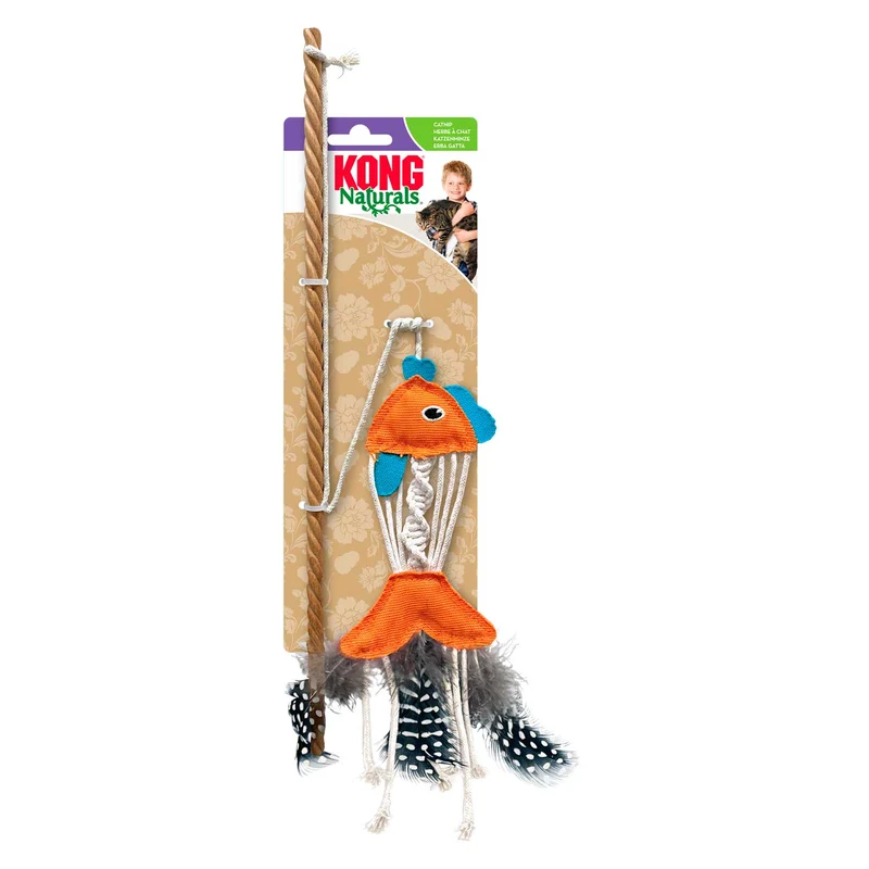 Katzenangel KONG® Naturals® Teaser Fish