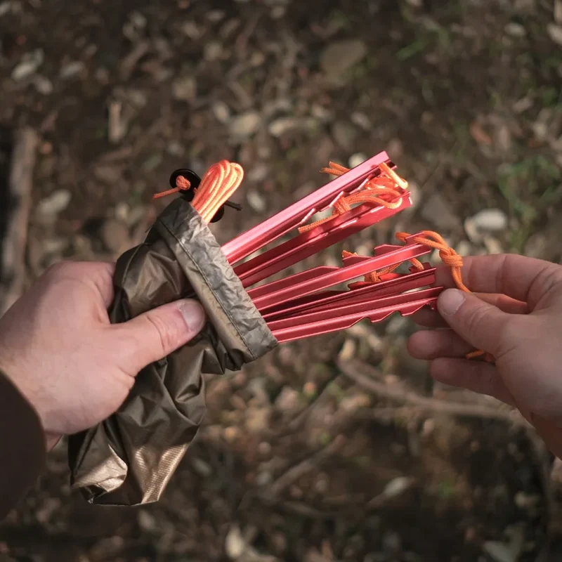 Stakes & Guyline Peg Bag - 3PCS