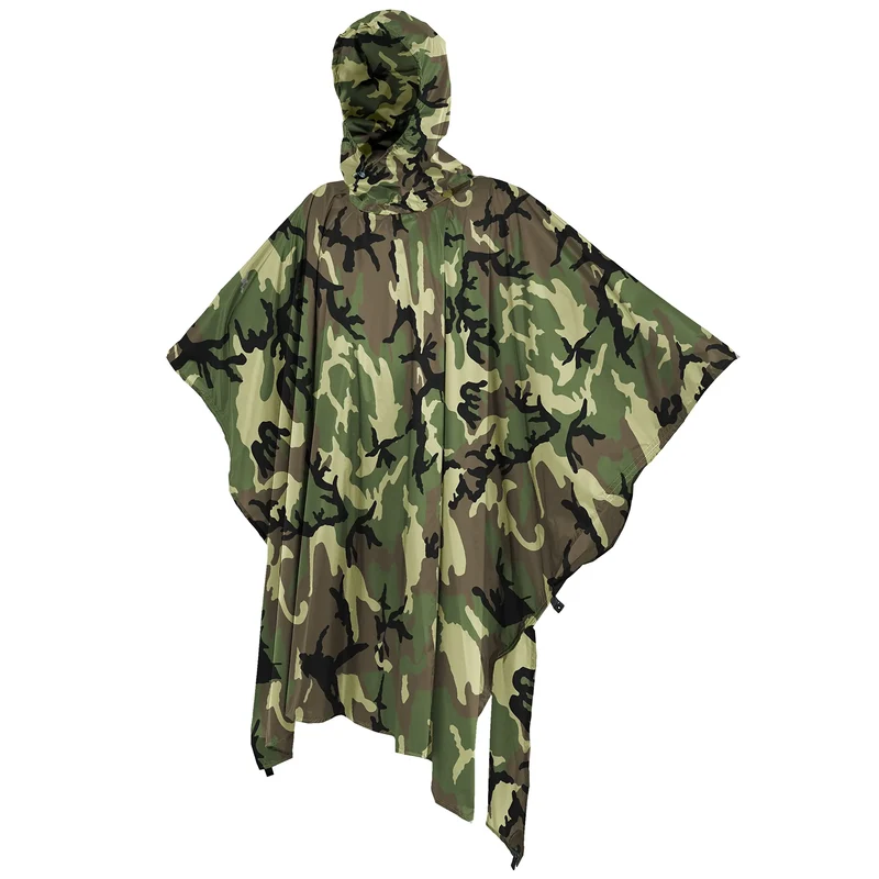 Camo Rain Poncho Shelter