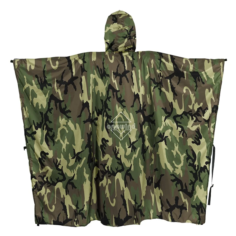 Camo Rain Poncho Shelter