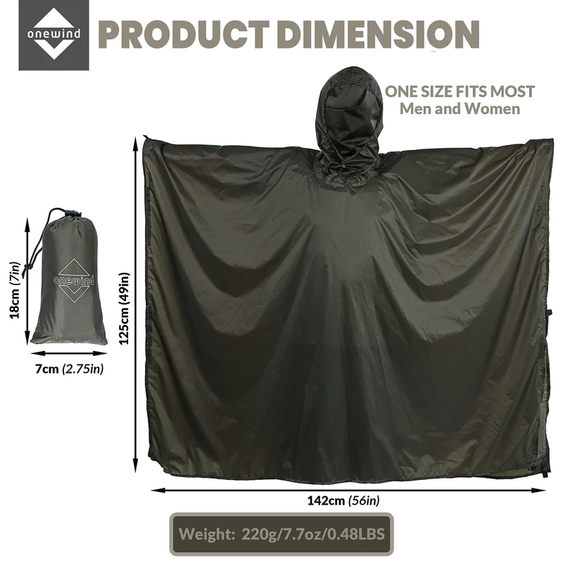 Ultralight Rain Poncho