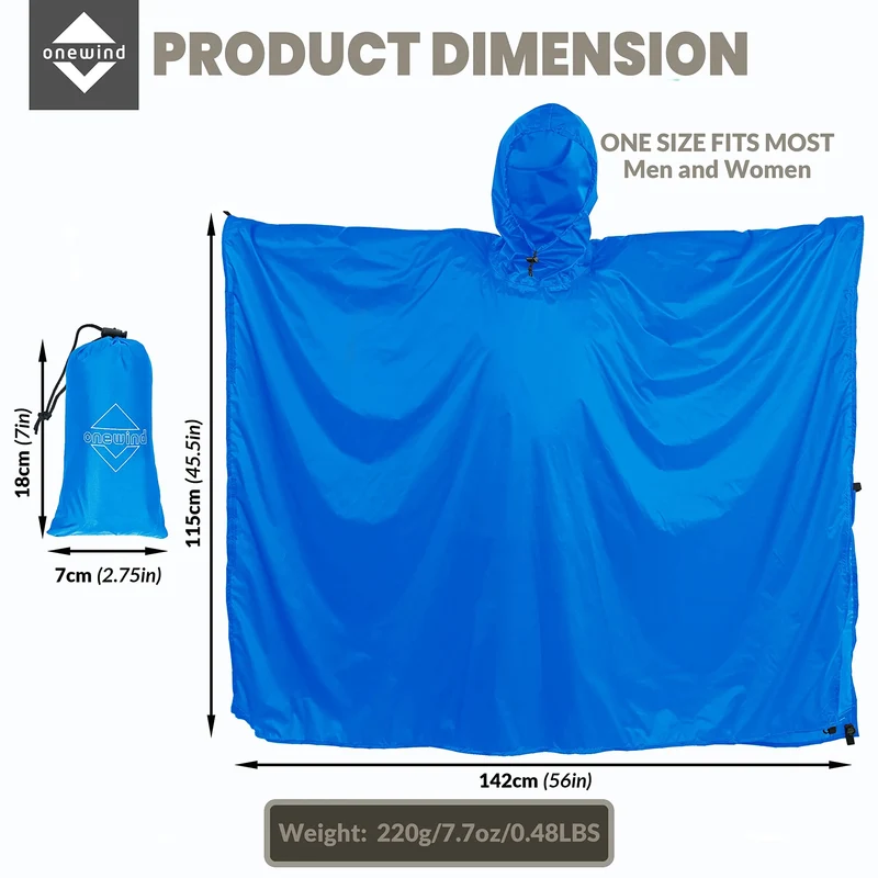 Ultralight Rain Poncho
