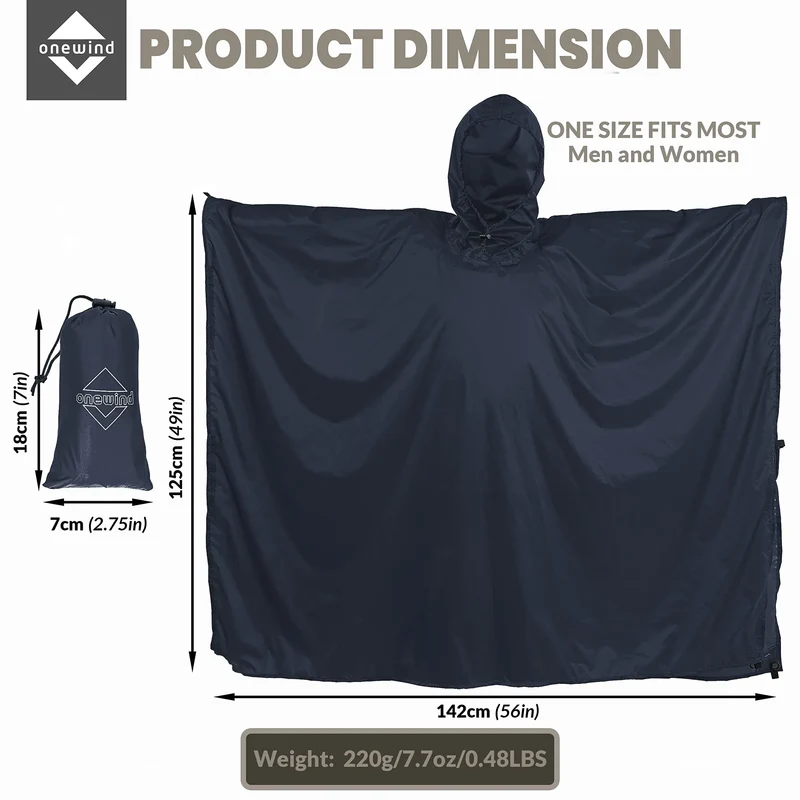 Ultralight Rain Poncho