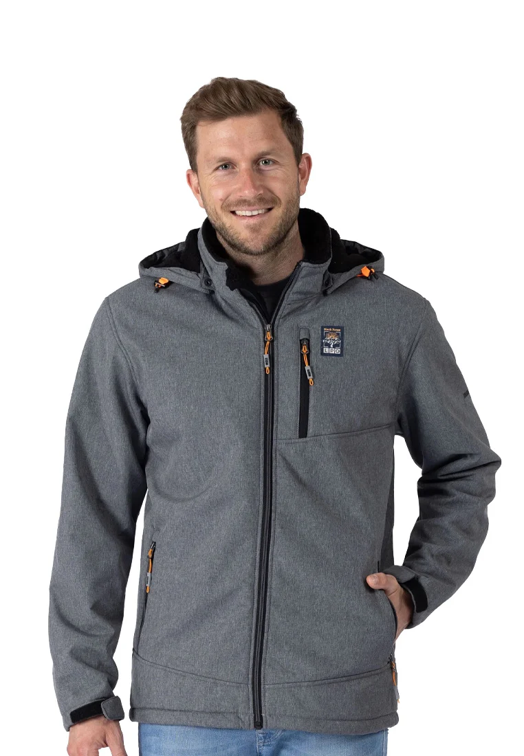 LPO Herren Softshelljacke mit Felleinsatz Laron