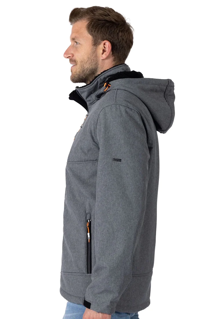 LPO Herren Softshelljacke mit Felleinsatz Laron