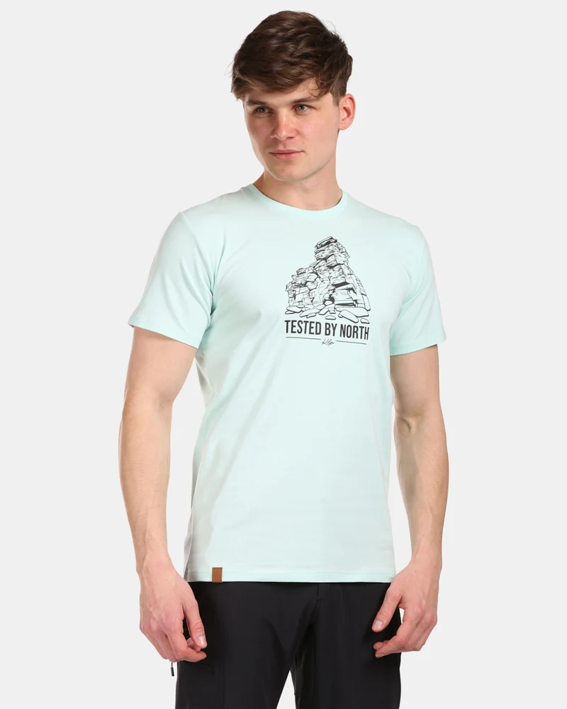 Herren-T-Shirt aus Baumwolle mit kurzen Ärmeln Kilpi DISCOVER-M