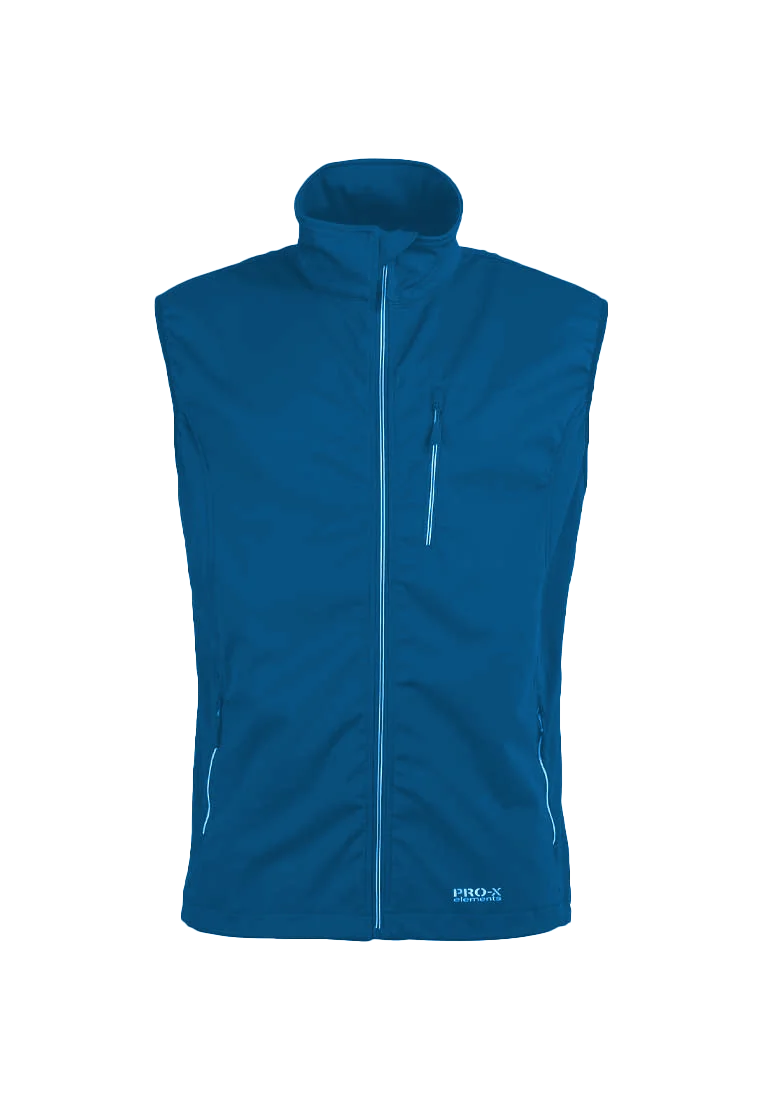 Pro X Herren Softshellweste Mateo 2722 blau