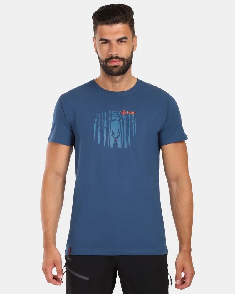 Herren-T-Shirt aus Baumwolle mit kurzen Ärmeln Kilpi DISCOVER-M