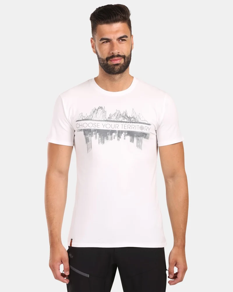 Herren-T-Shirt aus Baumwolle mit kurzen Ärmeln Kilpi DISCOVER-M