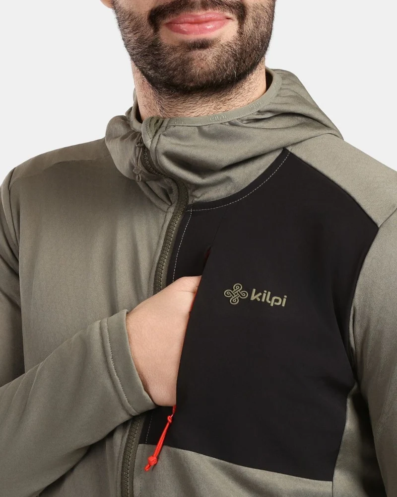 Kilpi Herren Fleecejacke Sevelen mit Kapuze