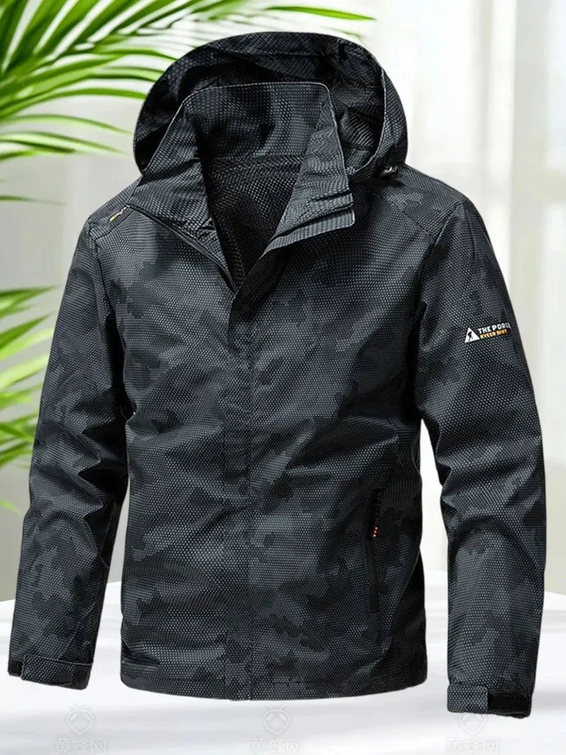 Herren Regenjacke, wasserdicht & leicht