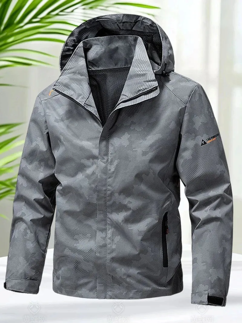 Herren Regenjacke, wasserdicht & leicht