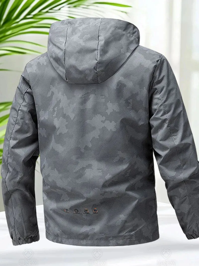 Herren Regenjacke, wasserdicht & leicht