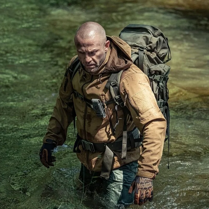 Herren Softshelljacke, wasserdicht & wärmend