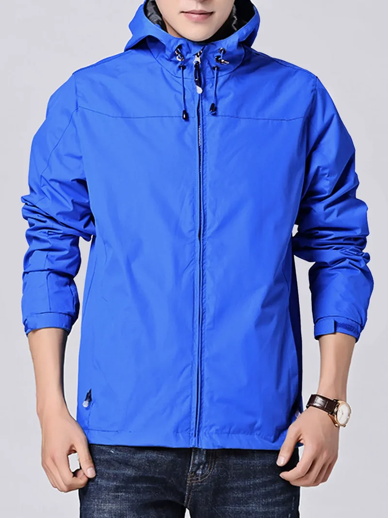 Herren Regenjacke, wasserdicht & winddicht für den Herbst