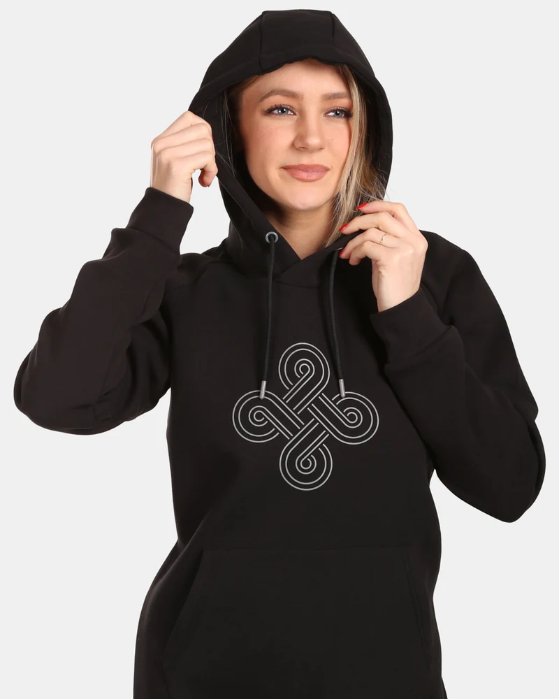 Langes Damen-Sweatshirt mit Kapuze Kilpi HEYDEN-W