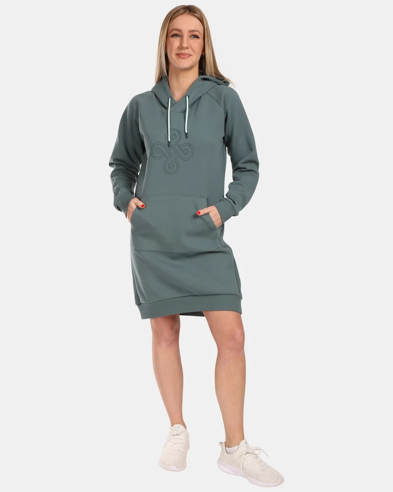 Langes Damen-Sweatshirt mit Kapuze Kilpi HEYDEN-W