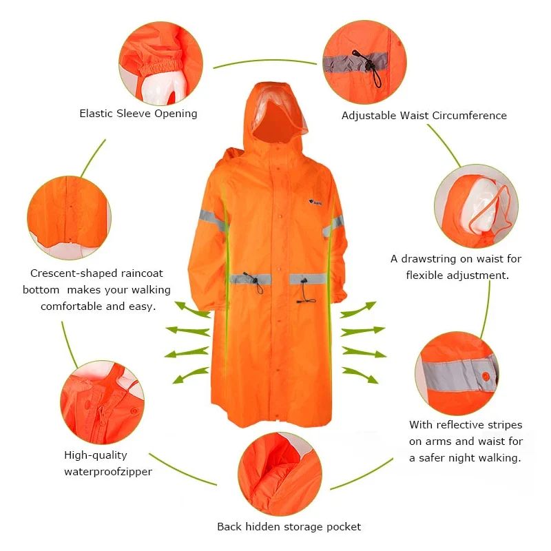 Outdoor-Regenjacke