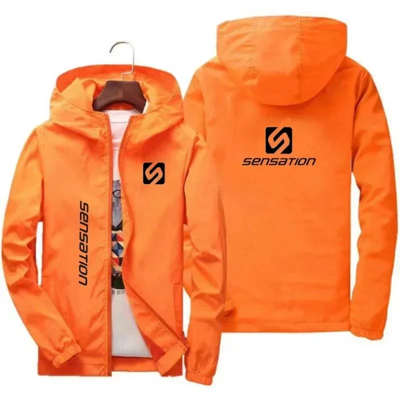 Herren Regenjacke, wasserdicht & winddicht – Kapuze, Übergrößen