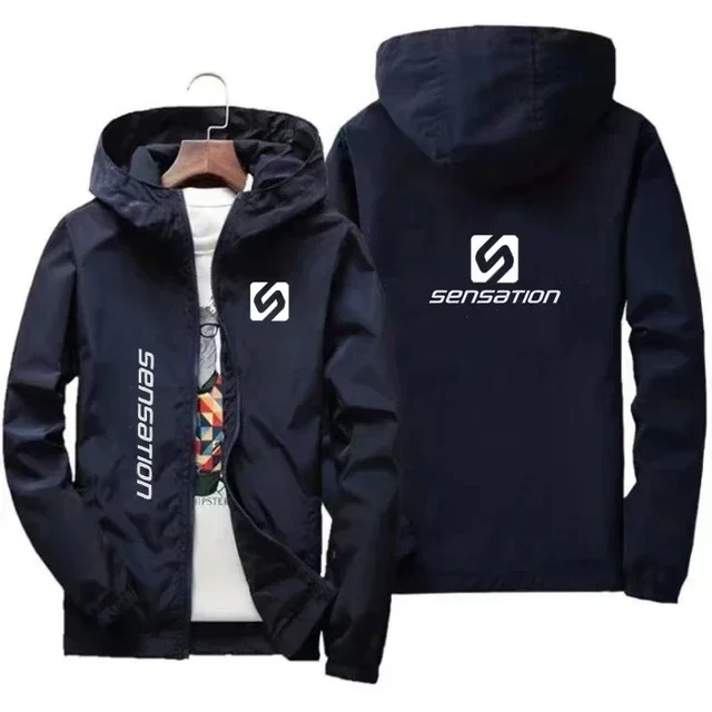 Herren Regenjacke, wasserdicht & winddicht – Kapuze, Übergrößen