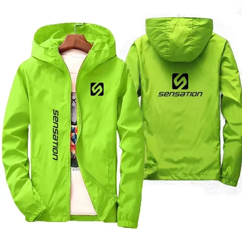 Herren Regenjacke, wasserdicht & winddicht – Kapuze, Übergrößen